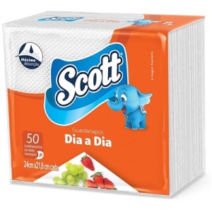 GUARDANAPO DE PAPEL SCOTT C/ 50UN