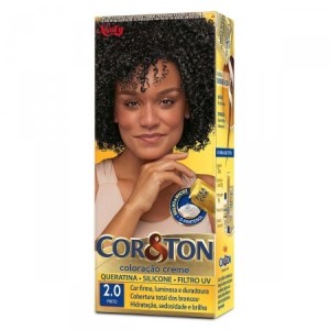 TINTURA CREME COR E TON PRETO 2.0