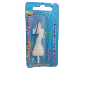 VELA ANIVERSÁRIO N 7 - BRANCA