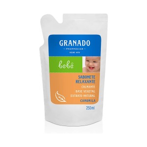 SABONETE LÍQ GRANADO BEBÊ CAMOMILA 250ML