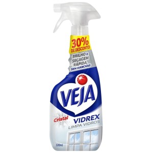 LIMPA VIDRO VEJA VIDREX SPRAY 500ML