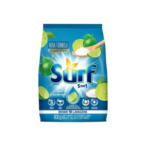 SABÃO EM PO SURF LIMÃO BICARBONATO 800G