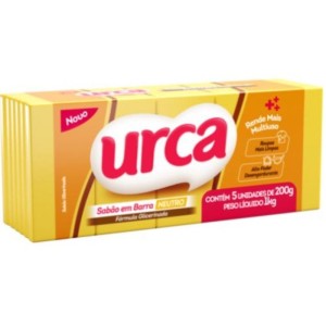SABÃO EM PEDRA URCA NEUTRO 1KG C/ 5 UN