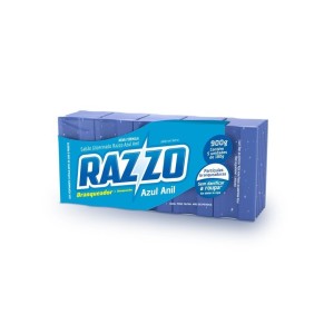 SABÃO EM PEDRA RAZZO AZUL ANIL 5UN - 900G