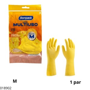 LUVA BORRACHA BOMPACK TAM M