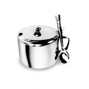 AÇUCAREIRO INOX C/COLHER KEHOME