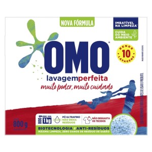 SABÃO EM PÓ OMO LAVAGEM PERFEITA - 800G