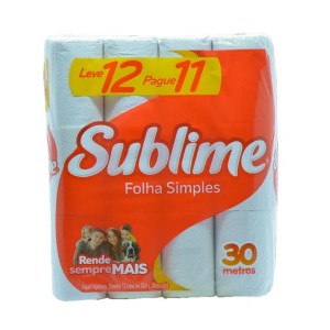 PAPEL HIG SUBLIME FS 30M 12R