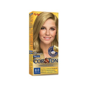TINTURA CREME COR E TON LOURO CLARO 8.0