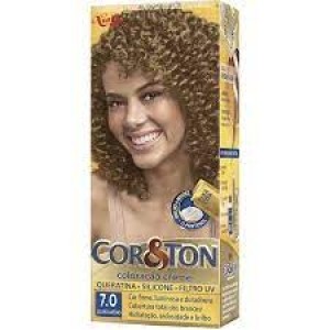 TINTURA CREME COR E TON LOURO MEDIO 7.0
